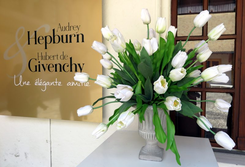 Beginn der Ausstellung "Audrey Hepburn und Hubert de Givenchy".
