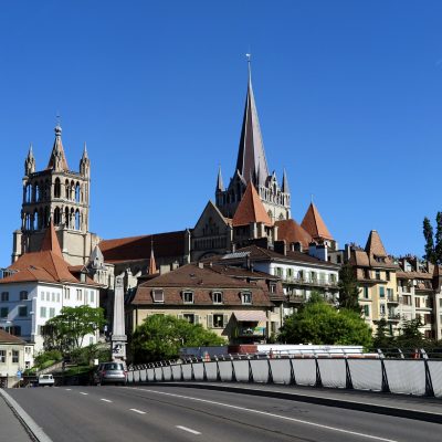 Stadtbild Lausanne.